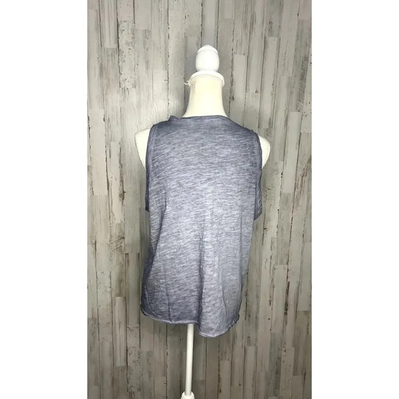 NWT UNC Tar Heels Ombre Gray Sleeveless Tank Top Women's Large Summer Casual - Picture 3 of 4